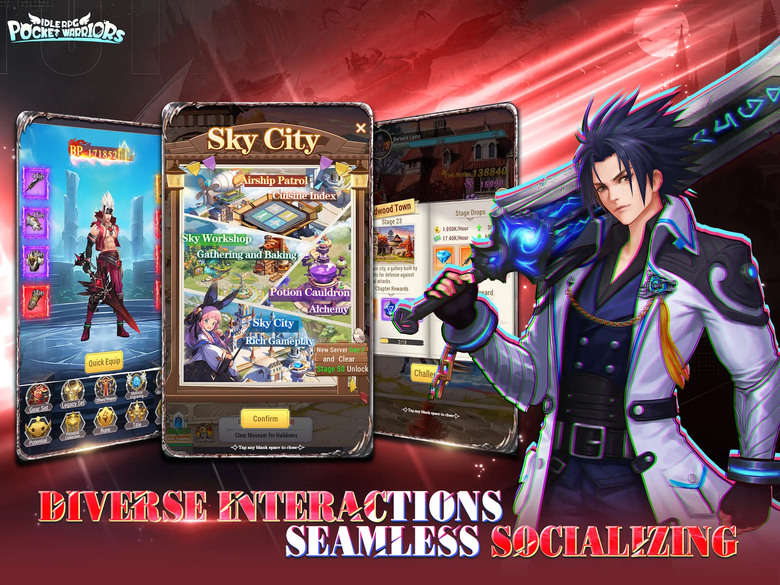 《魔淵地下城：覺醒 》Pocket Warriors: Idle RPG 5月7日 正式上市 全新暗黑豎版放置格鬥RPG | 粉絲專屬禮包碼：FANS888 | 重拾地下城經典 見證熱血 地獄冒險之殤