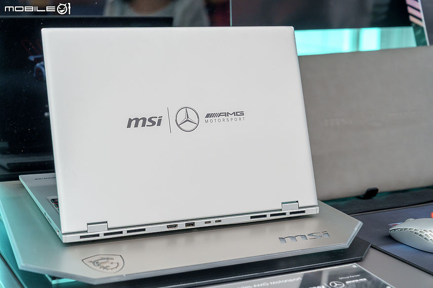 【Computex 2025】黑銀雙色展現不同樣貌 MSI Prestige 16 AI+ Mercedes-AMG Motorsport 跨界聯名筆電登場