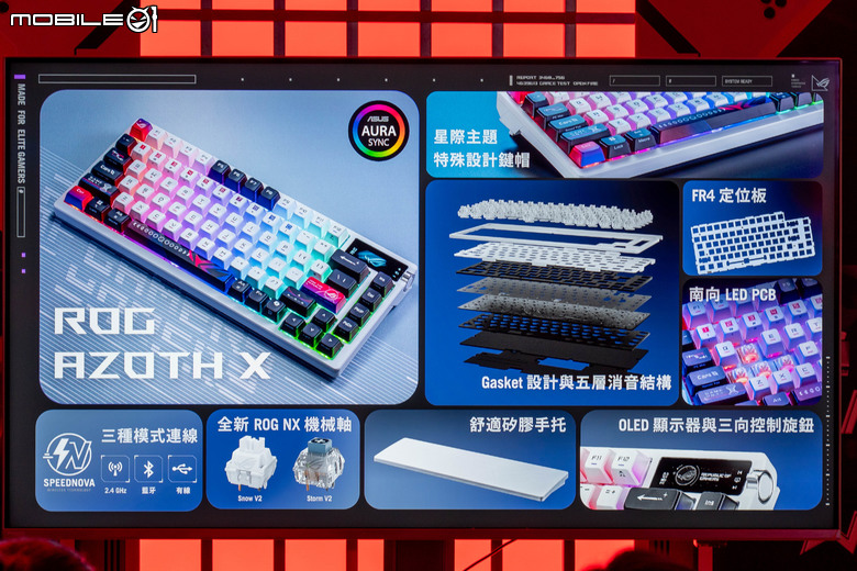 【採訪】ROG 推出新款 Azoth X 鍵盤/Keris II Origin 滑鼠等白色系電競周邊 TUF 初音聯名周邊也實際亮相