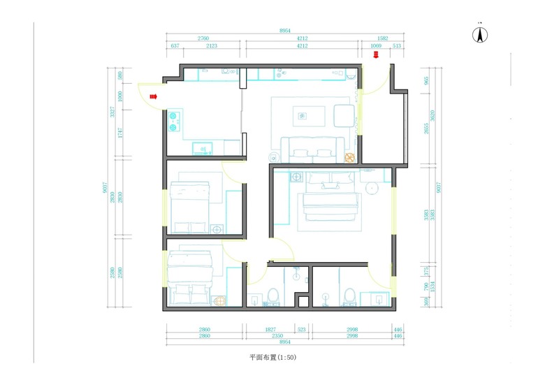 點我看大圖 【開箱】高雄老屋翻新+費用,24坪舊屋變身奶油清新宅