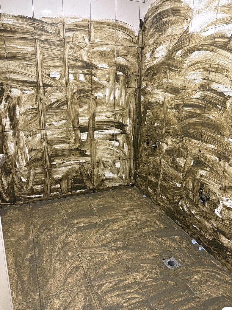 點我看大圖 台中廁所之樹酯藝術版材翻修翻修