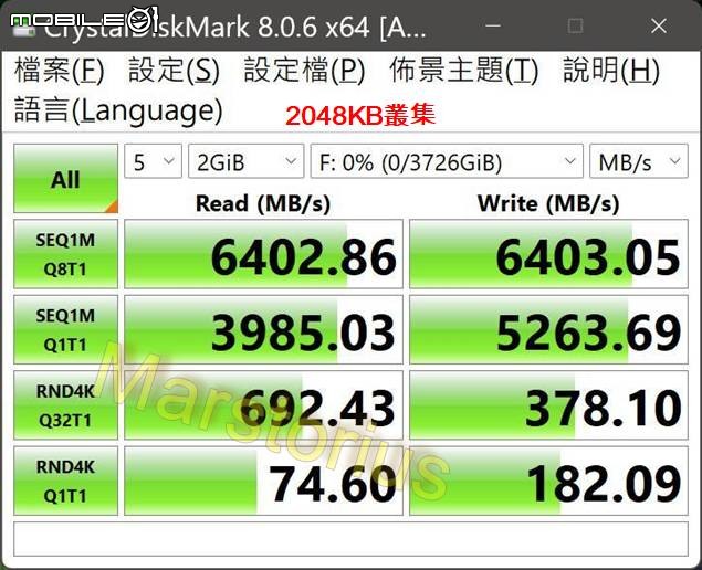 點我看大圖 KingSton FURY Renegade 4T 不專業測速