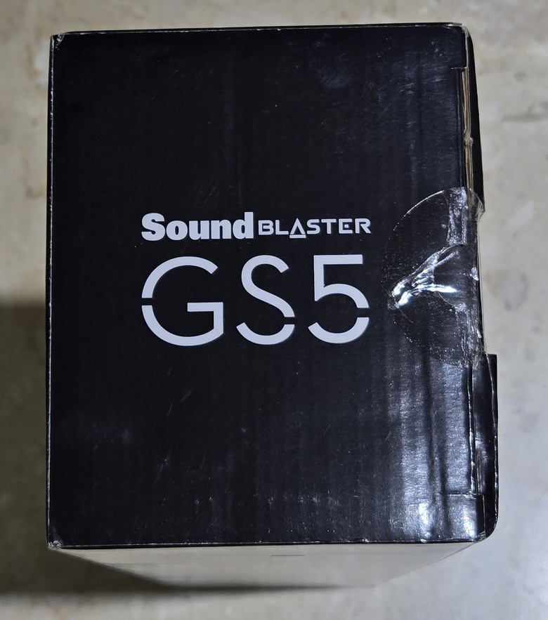 【開箱簡測】Creative Sound Blaster GS5 開箱簡介