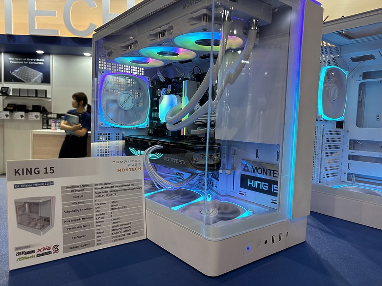 點我看大圖 杜甫遊記:Computex 2025(下)MONTECH/LianLi/darkFlash/Cougar/DeepCool/iRocks/TT/VK