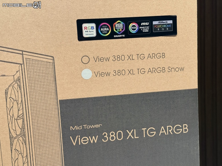 斜進風全景機殼!TT View 380 XL TG ARGB
