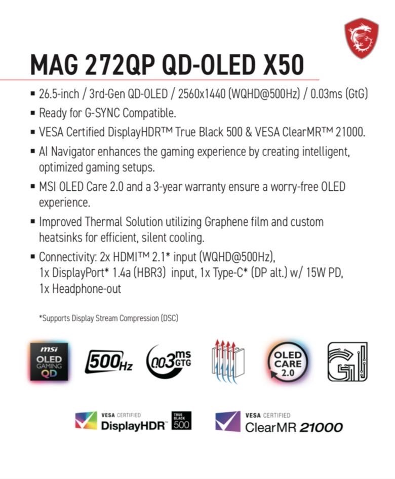 【Computex 2025】微星推出新一代 QD-OLED 顯示器 導入兩大 AI 功能提供更好使用體驗