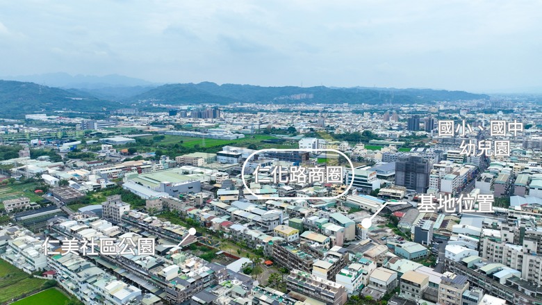 點我看大圖 🌟大里【2~3房新案】首購絕版規劃 戶戶邊間 雙面採光 高綠覆千坪基地 高質感規劃 雙機車位首購宅 空拍分享