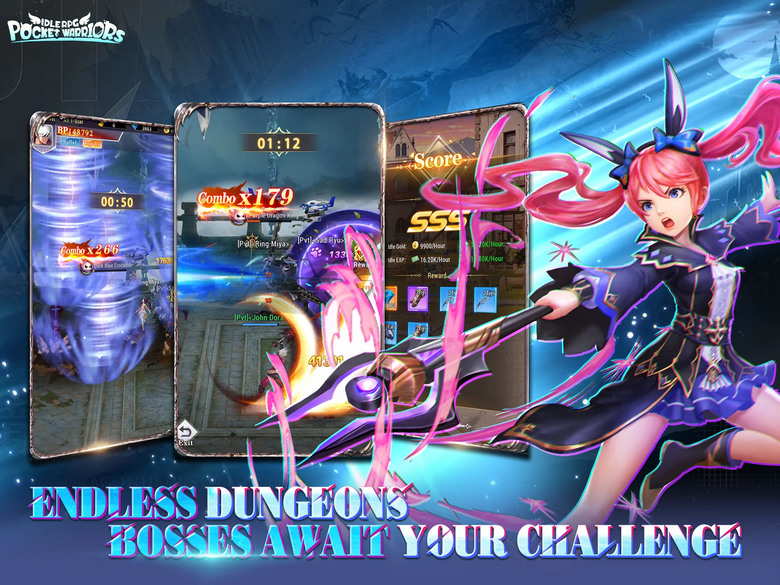 《魔淵地下城：覺醒 》Pocket Warriors: Idle RPG 5月7日 正式上市 全新暗黑豎版放置格鬥RPG | 粉絲專屬禮包碼：FANS888 | 重拾地下城經典 見證熱血 地獄冒險之殤