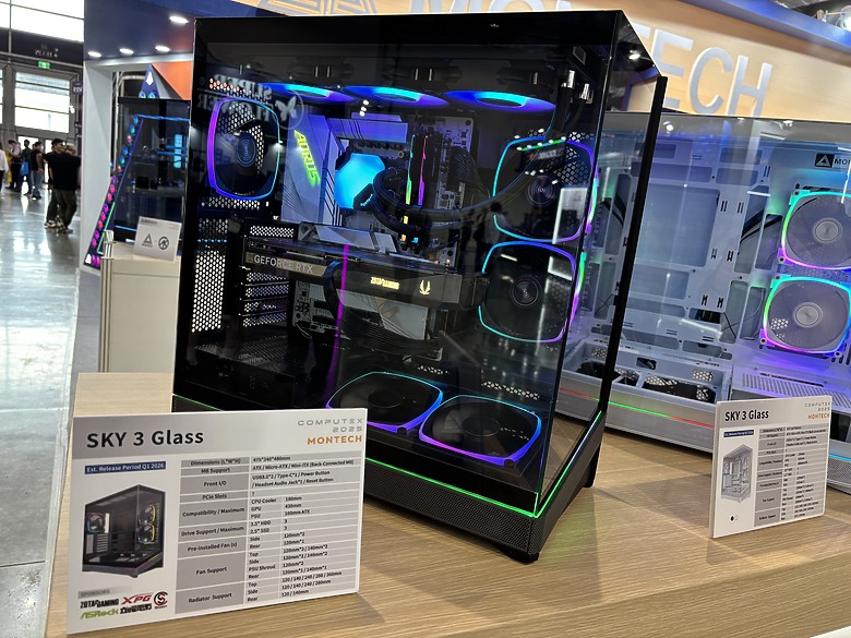 點我看大圖 杜甫遊記:Computex 2025(下)MONTECH/LianLi/darkFlash/Cougar/DeepCool/iRocks/TT/VK