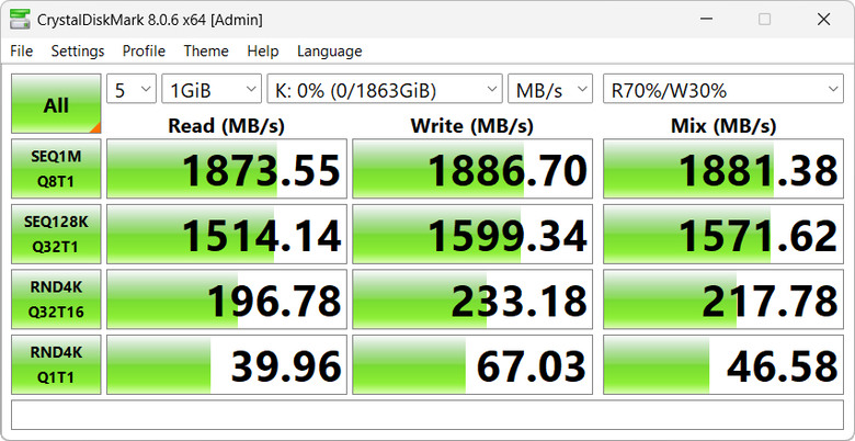 【開箱簡測】WERO 雷翎 Thunderbolt 5 (JHL9480 + ASM2364) 全模式 M.2/NVMe SSD 外接盒效能簡測 (圖多)