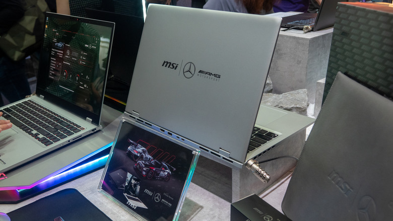 COMPUTEX 2025 MSI攤位筆電參觀分享