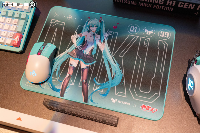 【採訪】ROG 推出新款 Azoth X 鍵盤/Keris II Origin 滑鼠等白色系電競周邊 TUF 初音聯名周邊也實際亮相
