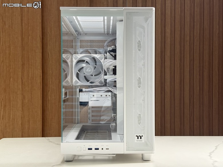 斜進風全景機殼!TT View 380 XL TG ARGB