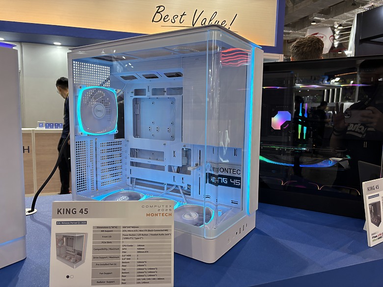 點我看大圖 杜甫遊記:Computex 2025(下)MONTECH/LianLi/darkFlash/Cougar/DeepCool/iRocks/TT/VK