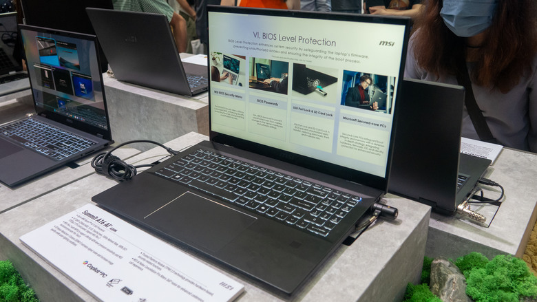 COMPUTEX 2025 MSI攤位筆電參觀分享