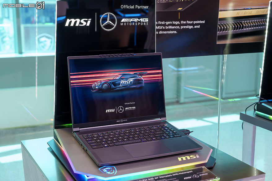 【Computex 2025】黑銀雙色展現不同樣貌 MSI Prestige 16 AI+ Mercedes-AMG Motorsport 跨界聯名筆電登場