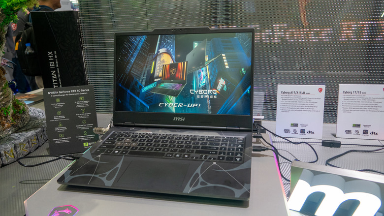 COMPUTEX 2025 MSI攤位筆電參觀分享