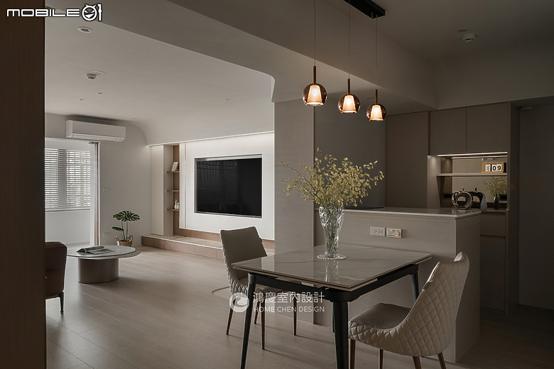 點我看大圖 【幫開箱】奶油輕奢風新婚房!32坪3房2廳2衛的溫馨美宅!