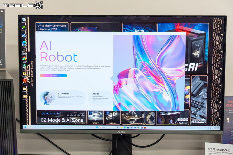 【Computex 2025】微星展出新一代電競主機/PRO 商務 PC 導入 AI Robot 功能讓遊戲/工作效率加倍