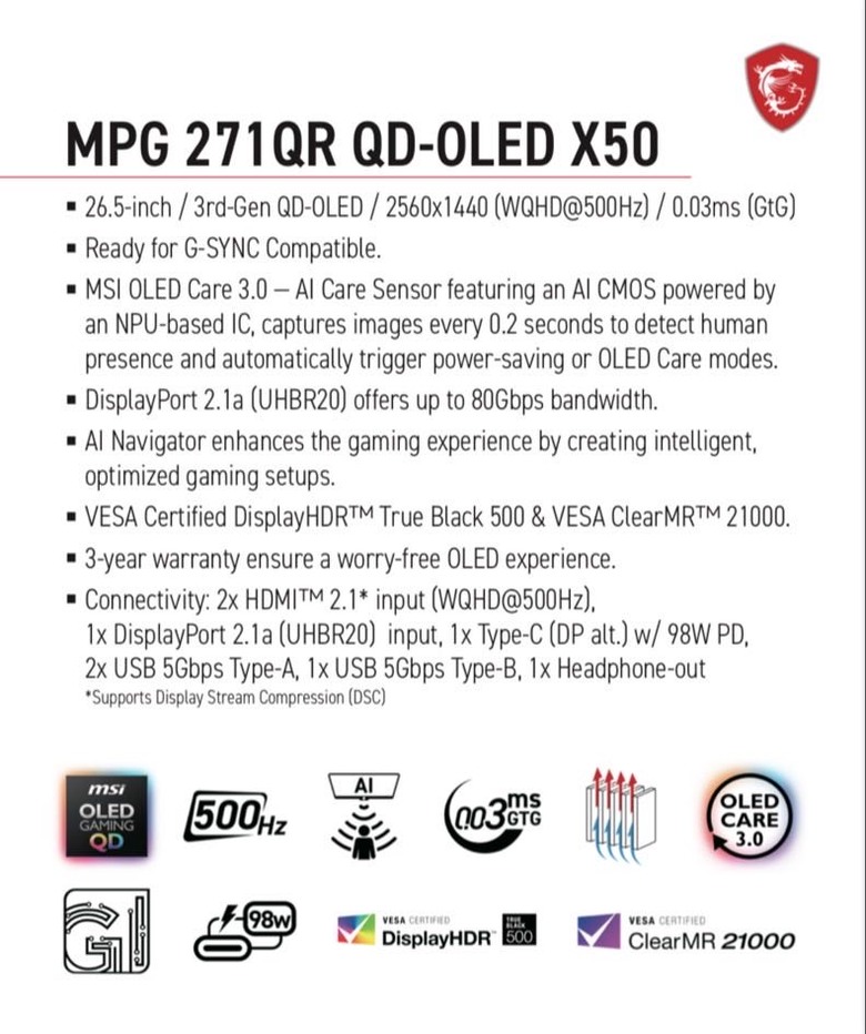 【Computex 2025】微星推出新一代 QD-OLED 顯示器 導入兩大 AI 功能提供更好使用體驗
