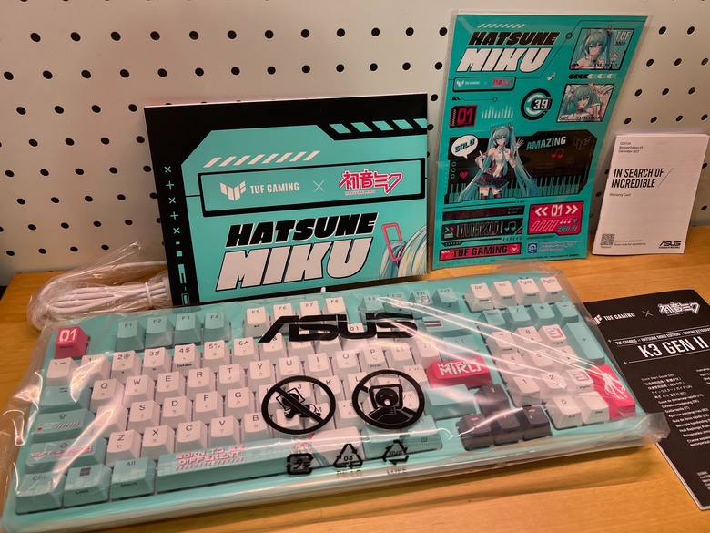 [開箱] TUF K3 Gen II Hatsune Miku Edition (初音聯名)