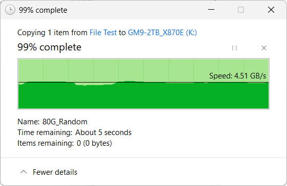 【開箱簡測】Acer Predator GM9 2TB PCIe Gen5.0 x4 (HMB) NVMe SSD 效能簡測 (圖多)