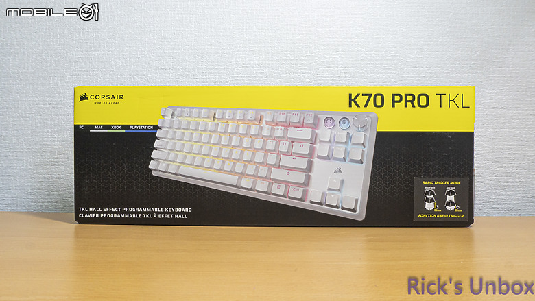 【開箱】海盜船新設計語言80%磁軸鍵盤 | CORSAIR K70 PRO TKL WHITE