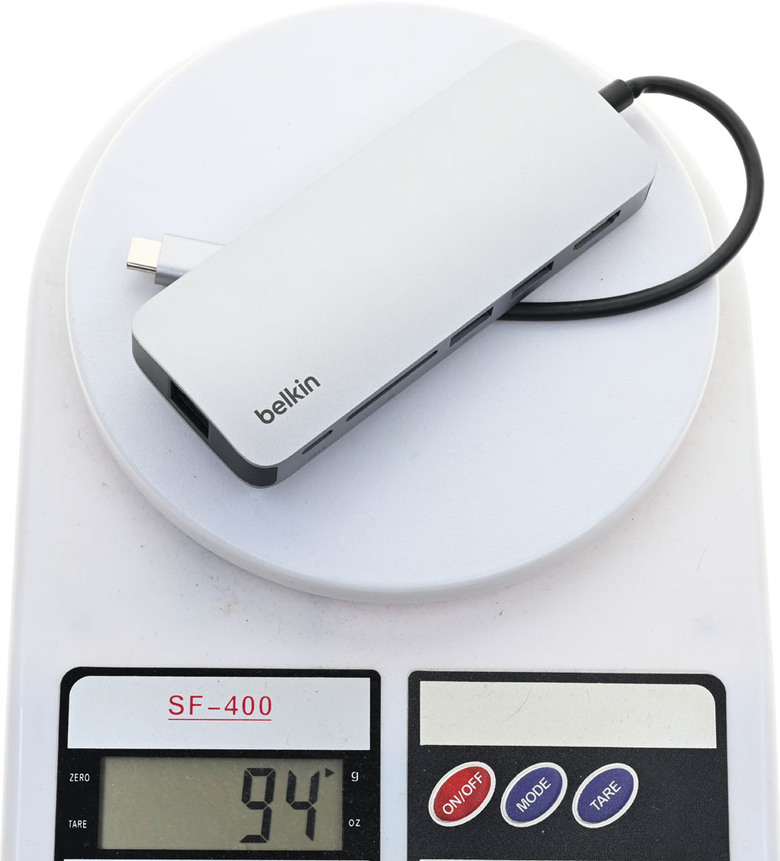 點我看大圖 Belkin貝爾金Connect USB-C 6合1高速多媒體集線器開箱