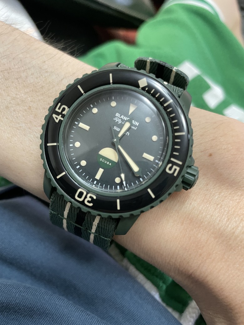 Bioceramic Scuba Fifty Fathoms GREEN ABYSS