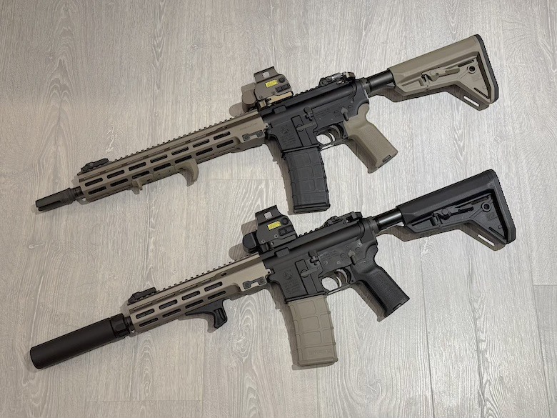 GHK MK16 URG-I 10.3吋版氣動空氣軟槍外觀改裝 | 黑色經典現代套裝歷久不衰