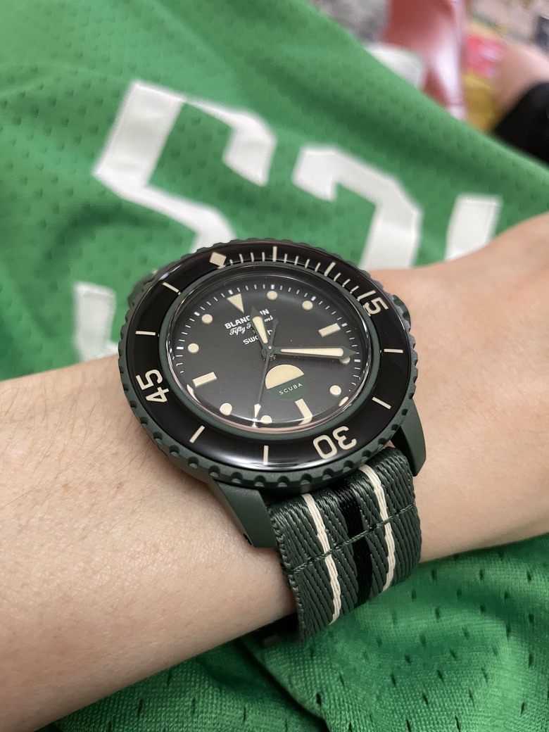 Bioceramic Scuba Fifty Fathoms GREEN ABYSS