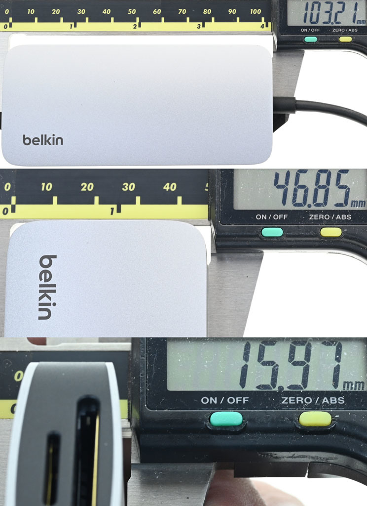 點我看大圖 Belkin貝爾金Connect USB-C 5合1高速多媒體集線器開箱