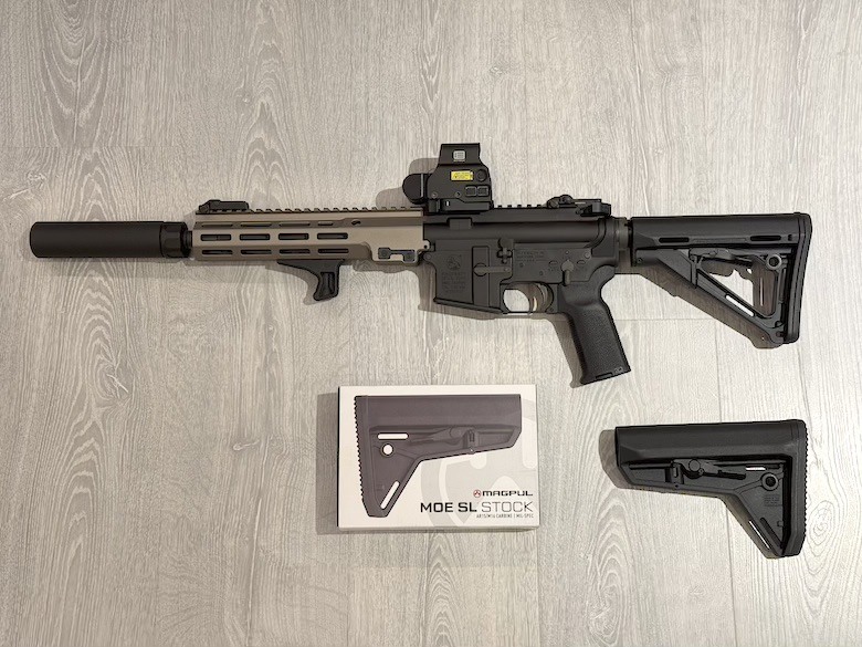 GHK MK16 URG-I 10.3吋版氣動空氣軟槍外觀改裝 | 黑色經典現代套裝歷久不衰