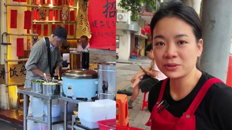 江門餐廳免費供應白飯，白髮老人天天報到突消失，老闆娘發聲了