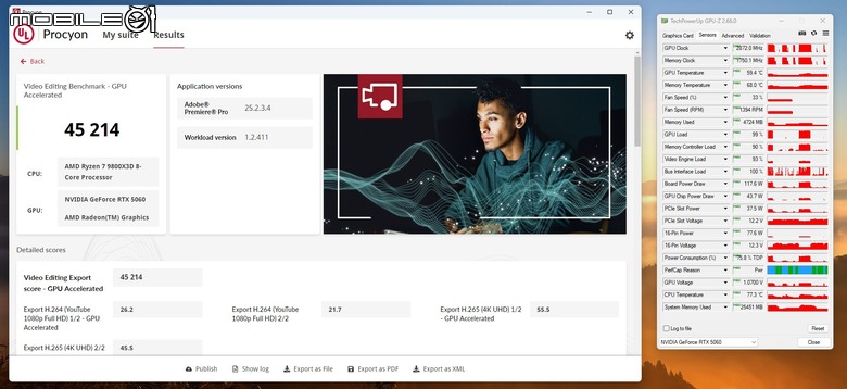 點我看大圖 MSI GeForce RTX 5060 8G GAMING OC 顯示卡開箱實測 以雙風扇設計提供小型機體顯示升級選項