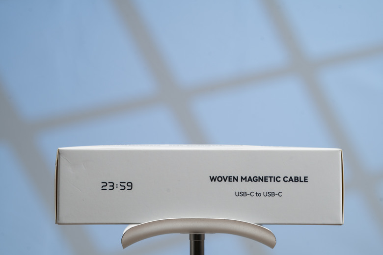 TEGIC 磁吸充電短線16cm 100w 專為磁吸行動電源設計充電線