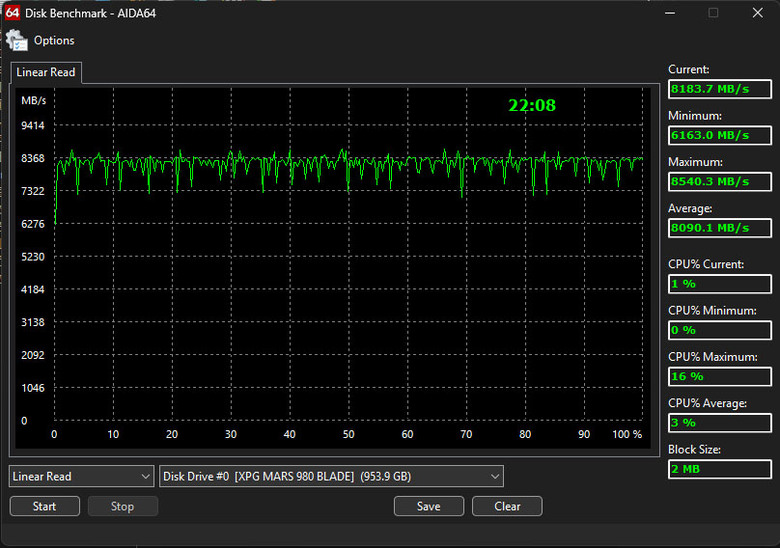 點我看大圖 XPG MARS 980 BLADE 1TB PCIe Gen5 M.2 2280 SSD開箱