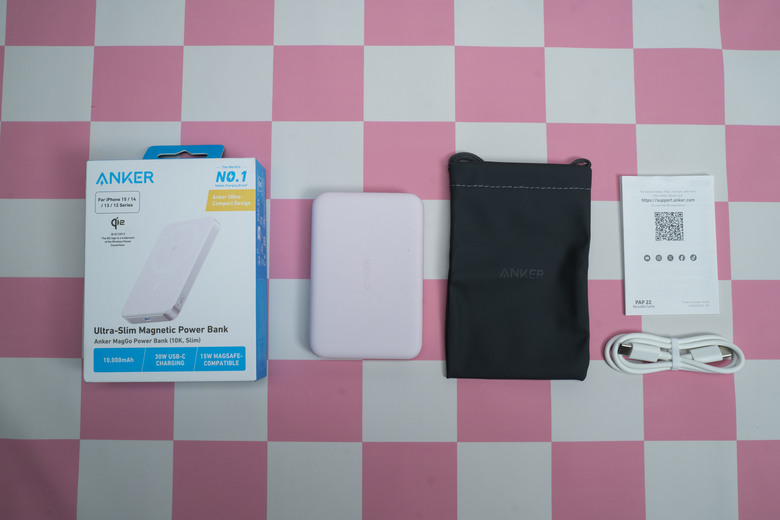 【開箱測試】A1664 Anker MagGo 超薄磁吸行動電源 10000mAh Qi2 15W 超薄 質感超好