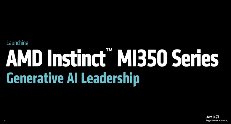 AMD 發表最新 Instinct MI350 系列 GPU 提供更開放、具備經濟效益的 AI 加速運算方案