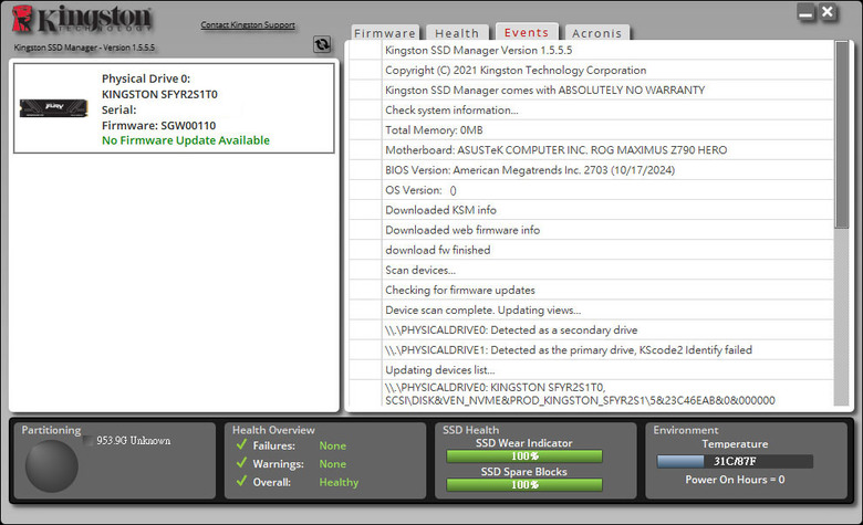 點我看大圖 Kingston FURY Renegade G5 1TB PCIe 5.0 NVMe M.2 SSD開箱