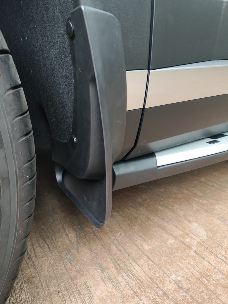 Santa fe mx5 DIY 安裝側踏板與擋泥板
