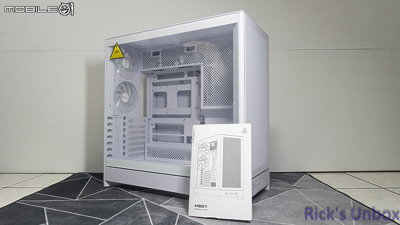 【開箱】可上下顛倒展示的機殼 | MONTECH HS01 PRO WHITE