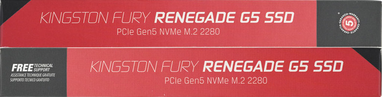 點我看大圖 Kingston FURY Renegade G5 1TB PCIe 5.0 NVMe M.2 SSD開箱