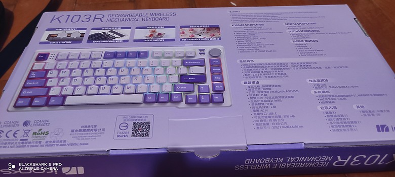 功能齊加自訂義,還給你4顆備用軸的K103R,不香嗎?