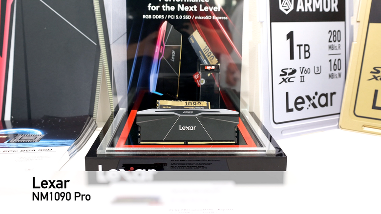 點我看大圖 儲存遇見 AI。Longsys 攜手 Lexar 展出全方位儲存產品,打造 PTM 商業模式