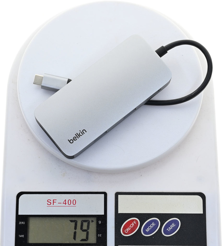 點我看大圖 Belkin貝爾金Connect USB-C 5合1高速多媒體集線器開箱