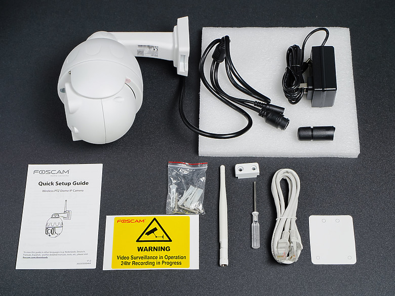 [開箱] FOSCAM SD2 2.4/5G Wi-Fi 360度可變焦4X ipcam 室外型 無主機監視器