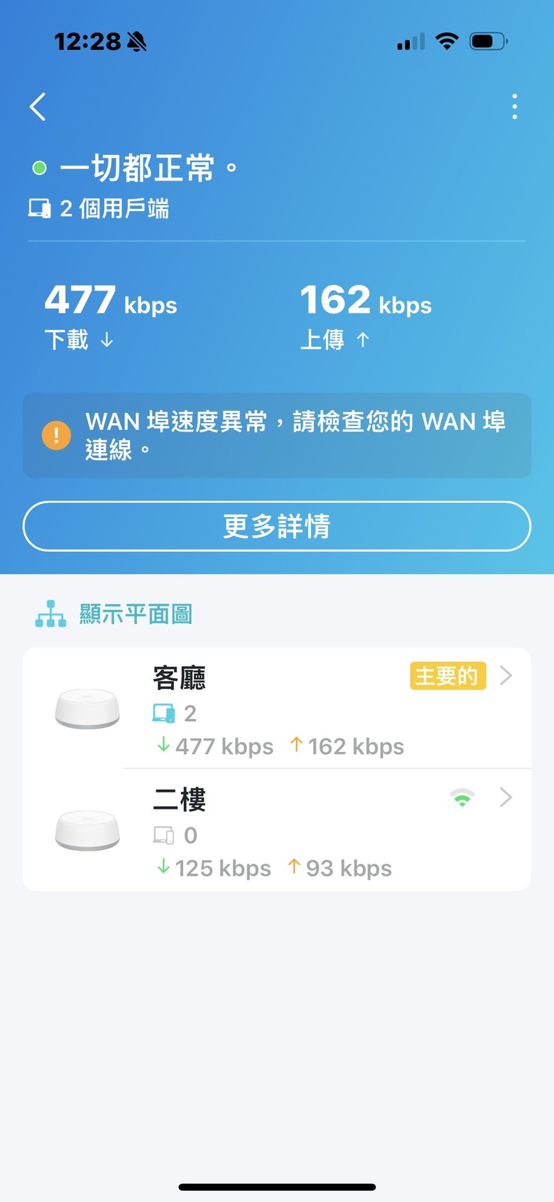 wan 埠速度異常