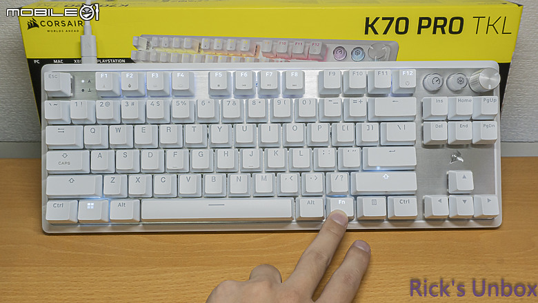 【開箱】海盜船新設計語言80%磁軸鍵盤 | CORSAIR K70 PRO TKL WHITE