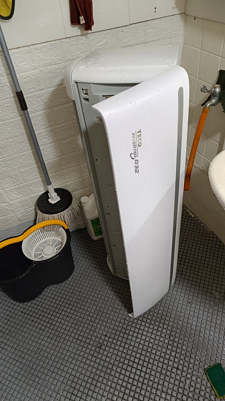 東元貼牌機，大陸機自己清洗，沒有日本製壓縮機